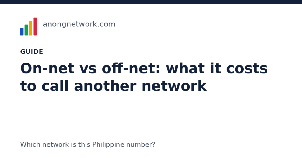 On-net vs off-net: what it costs to call or text another network - anongnetwork.com